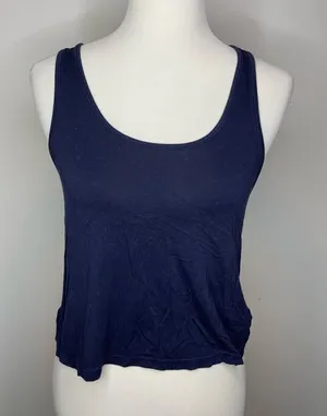 5/$25💜 Garage- Blue Racerback Tank Top thumbnail 1