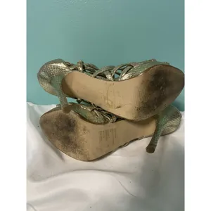 open toe gladiator style‎ strap high heel stilettos size 6.5. S-364 thumbnail 6