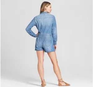 Universal Threads Denim Romper thumbnail 3