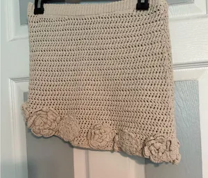 Free People Crochet Skirt thumbnail 4