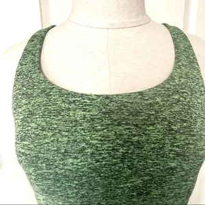 Icyzone green athletic tank with built in bra thumbnail 5