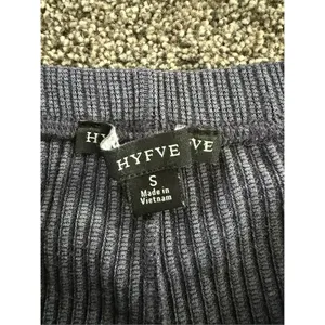 HYFVE Lounge Shorts Womens Size S blue Ribbed Knit Drawstring Waist thumbnail 2