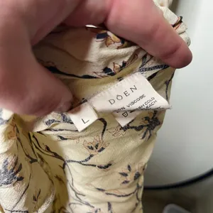 Doen Brindille cream scroll print maxi dress sz L thumbnail 3