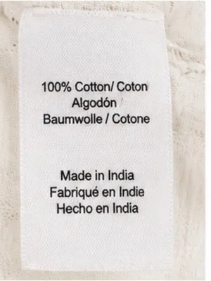 A’COS&A White Embroidered Boho Cotton Blouse – Listed Size Medium thumbnail 7