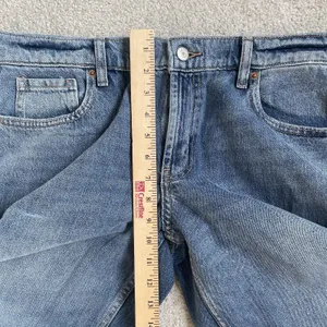 Old Navy Low Rise Baggy Wide Leg Denim Jeans Pants Cotton Blend Blue Size 12 thumbnail 12