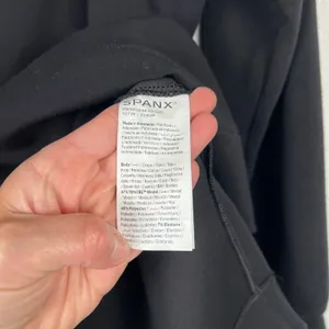 Spanx Women's Airessentials French Rib Half Zip Pullover Black Sz L thumbnail 6
