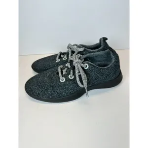 Allbirds Wool Runners Women 8 Dark Gray Merino Wool Sustainable Sneakers thumbnail 5