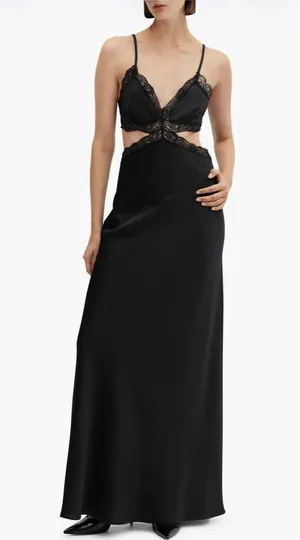 Mango Cut-Out Maxi Dress thumbnail 1