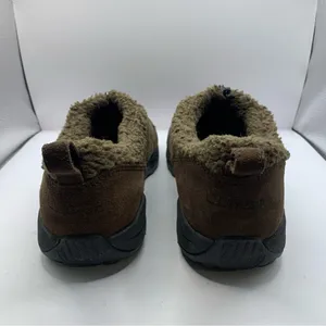 LL Bean Brown Suede Zipper Primasoft Shoes Woman’s Size 9 M thumbnail 5