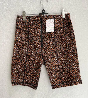 NWT Free People Cheetah Print Bike Shorts thumbnail 1