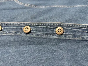 Vintage 90s Denim Jean Vest thumbnail 5