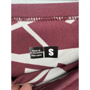 Texas A&M Women Leggings Maroon White Geometric Print Logo Small thumbnail 4