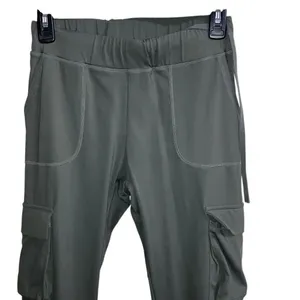 416. Zyia active olive green athletic cargo Cozycore joggers size XXS thumbnail 9
