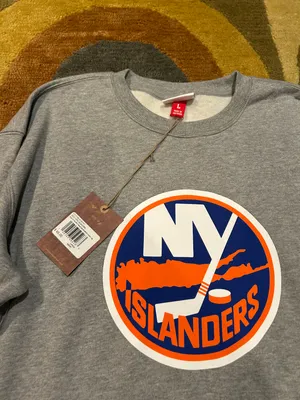 NWT Mitchell & Ness New York Islanders Hockey NHL Crewneck Sweatshirt L thumbnail 4