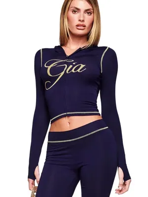 I AM GIA Blare Hoodie Navy Small NWT IN PACKAGE thumbnail 2