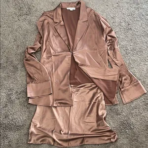 HYFVE satin top and mini skirt thumbnail 1