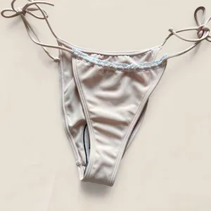 PacSun Beverly & Beck blush pink underwire crochet bikini set size small NWT thumbnail 4