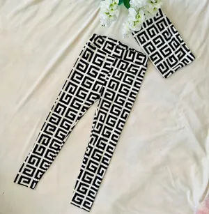 Boutique G Print Top & Leggings Set thumbnail 1