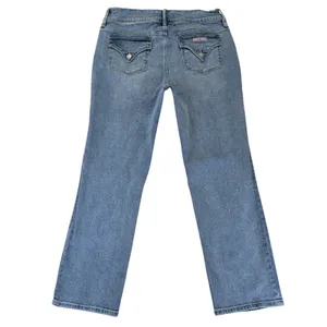 Hudson Los‎ Angeles Women's Straight Leg Jeans Blue Medium Wash Flap Pocket 12 thumbnail 2
