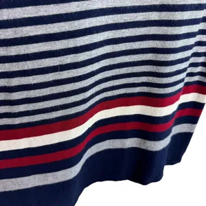 Orly Striped Nautical Sweater‎ Womens Medium Blue thumbnail 3