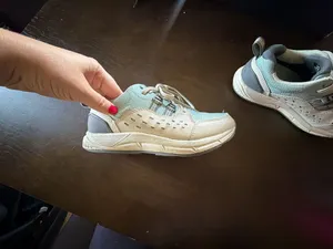 LL Bean Walking Shoes Size 7.5 Green Gray Fitness Sneakers thumbnail 3