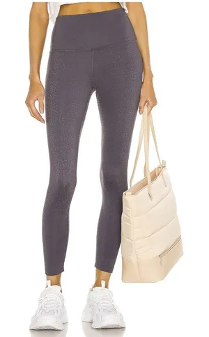 Beyond Yoga High Waisted Midi Leggings in Shadow Grey‎ Size Medium thumbnail 1