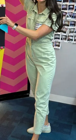 Green jumpsuit Size M thumbnail 1
