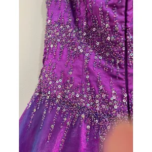 Previous Formals Blue‎ Prom Dress A Line Formal Gown Size 4 Princess thumbnail 3