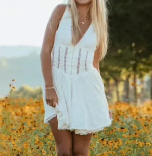 Nordstrom Sarita Lace Trim Broderie Anglaise Minidress thumbnail 2