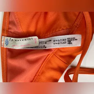 Free‎ People Moment Women’s Orange Sports Bras Size M thumbnail 6