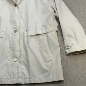 Vintage Current Seen CS Signature Hooded Anorak Jacket Womens M Cream Coastal thumbnail 12