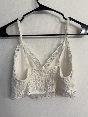Lace top White Size M thumbnail 2