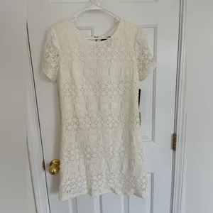 Lulu’s love you for eternity white lace dress thumbnail 2