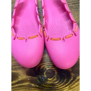 Crocs Pink Flats‎ Size 11 thumbnail 4