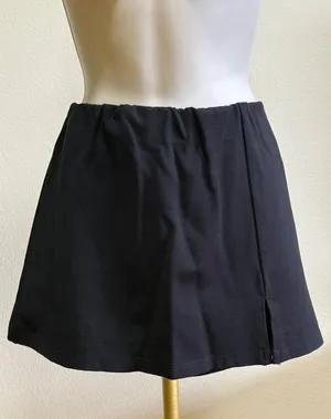 American Eagle Womens Black Large Skort With Slit Mini Skirt thumbnail 1