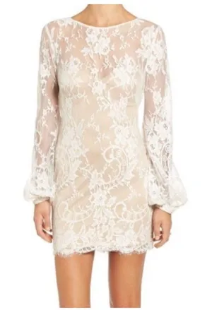 Katie May‎ Britney Lace Dress - Wedding Dress, Rehearsal Dinner Dress - Size 4 thumbnail 1