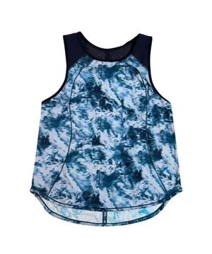 Lululemon Sculpt Active Breathable Tank Blue Tie Dye Athletic Top Size 8 thumbnail 1
