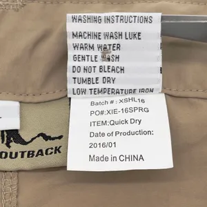 American Outback Convertible‎ Cargo Pants Women Large Quick Dry Gorp Hiking SPF thumbnail 9