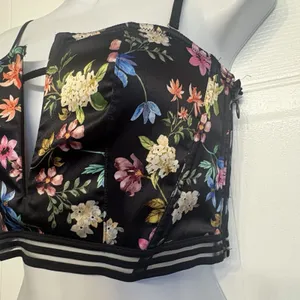 Victoria's Secret‎ Very Sexy Unlined Strapless Floral Bustier Bra Size Small NEW thumbnail 4