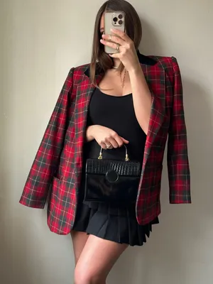 Sag Harbor Plaid Blazer thumbnail 1