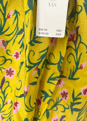 The Magnolia Floral Romper, Size XXS thumbnail 12