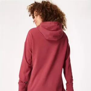 Sweaty Betty After Class Hoodie Women Rose Pink Excellent‎ Funnel Neck Thumbhole thumbnail 4