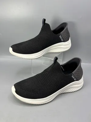 Skechers Ultra Flex 3.0 Smooth Step Shoes Womens 8.5 Black Comfort 149709-BLK thumbnail 2