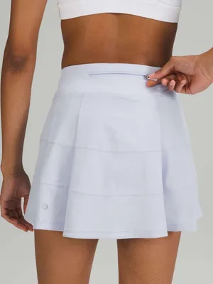 Lululemon Pace Rival Mid-Rise Skirt Long Pastel Blue Active Tennis Skort Golf 14 thumbnail 2