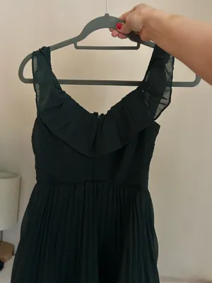 Lulus Emerald Pleated Off-the-Shoulder Maxi Dress thumbnail 5