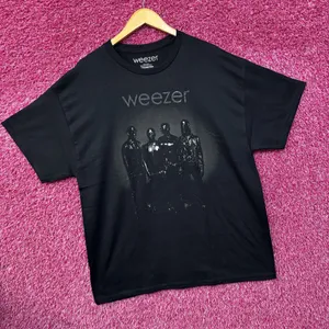 Weezer The black Album Cover graphic T-Shirt XL thumbnail 3