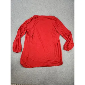 New Womens Red Wisconsin Badgers‎ Bubble Sleeve Cardigan Sweater Shirt MEDIUM thumbnail 12