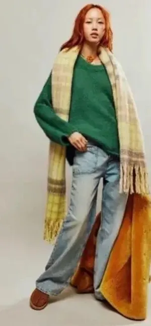 Harrison Bunny Fuzzy Pullover Crewneck Sweater thumbnail 2