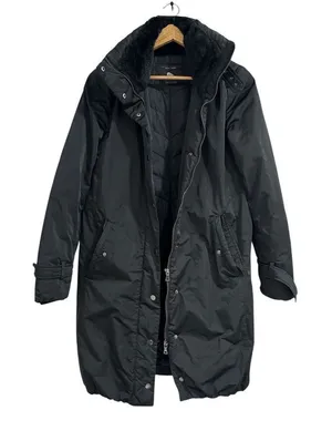 Zara woman down black jacket EUC thumbnail 1