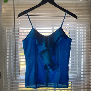 Y2K Miley Cyrus & Max Azria exposed zipper ruffle cami, size M thumbnail 8